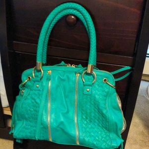 Green Woven Purse
